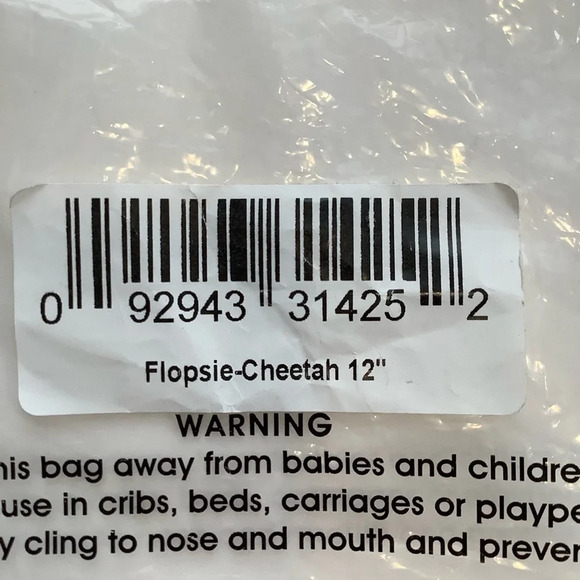 2/$30 AURORA Flopsie Cheetah 12 in. - Picture 15 of 16
